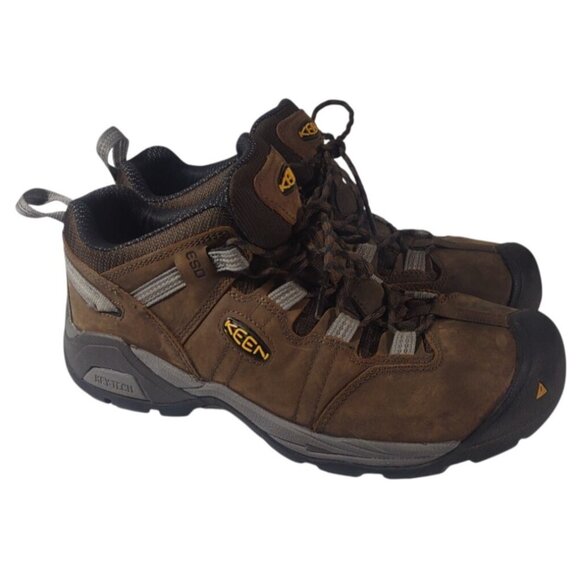 Keen Men's  Sz 10.5 D Detroit XT Mid Waterproof Steel Toe Work Boots YGI A4S-4 - Picture 1 of 8